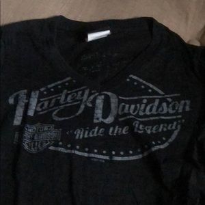 Black Harley Davidson t shirt